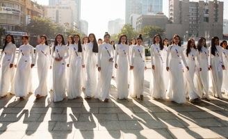 32 thí sinh vào bán kết và chung kết “Miss Tourism Vietnam 2020” tỏa sáng trong áo dài trắng