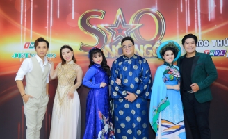 4 Quán quân Sao Nối Ngôi xuất hiện, khoe sắc với áo dài rực rỡ trên sân khấu chung kết 