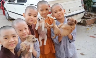 5 chú tiểu Tịnh Thất Bồng Lai đạt thành tích 