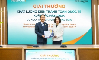 ABBANK được vinh danh ngân hàng có “Chất lượng điện Thanh toán quốc tế xuất sắc 2024”  