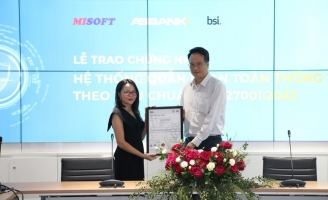 ABBANK là ngân hàng đầu tiên đạt chứng nhận  Iso 27001:2022 về an toàn thông tin 
