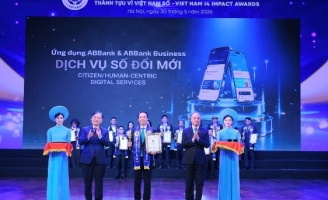 ABBank nhận giải “Dịch vụ số xuất sắc” tại Viet Nam I4 Impact Awards 2026
