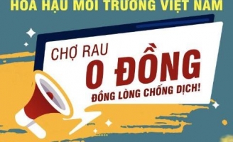 Ấm áp nghĩa tình từ Chợ Rau 0 đồng của Hoa hậu Môi trường Việt Nam giữa tâm dịch