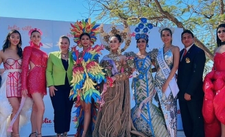 Bella Vũ Huyền Diệu đoạt giải trang phục về Môi trường tại cuộc thi Miss Eco Teen International