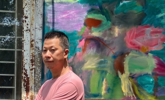 Bùi Chát lần đầu triển lãm tranh giấy dó