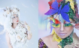 Ca sĩ Đức Xuân “bắt tay” nhiếp ảnh gia Thái Nhàn thực hiện tung bộ ảnh Halloween cực chất