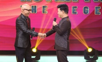 Ca sĩ Quang Linh hội ngộ NSƯT Nhất Sinh sau nhiều năm tại Dấu Ấn Huyền Thoại