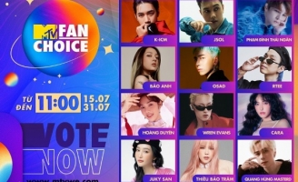 Cổng MTV Fan Choice 2022 chính thức mở, fan nhiệt tình bình chọn