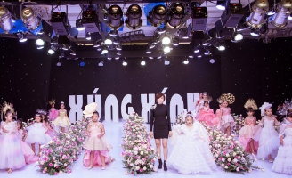 Dàn mẫu nhí Starkids “xúng xính” diễn thời trang giữa vườn hoa