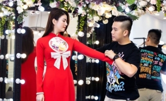 Dàn sao truyền hình hội ngộ trong buổi thử đồ cho show diễn của NTK Minh Châu