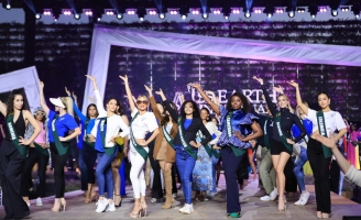 Dàn thí sinh Miss Earth 2023 tổng duyệt bán kết dưới trời lạnh 15 độ