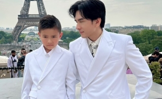 Đan Trường dành thời gian bên cạnh con trai dù bận rộn với công việc