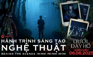 Đằng sau câu chuyện sáng tạo nên bối cảnh Dưới Đáy Hồ ma mị bí ẩn của Trần Hữu Tấn