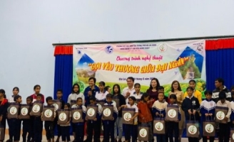 Dấu ấn đậm tính nhân văn “Gọi yêu thương giữa đại ngàn” của sinh viên ĐH Văn hoá TPHCM 