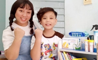 Diễn viên Kim Đào và con trai 10 tuổi mắc Covid-19 vẫn lạc quan vượt bạo bệnh