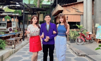 Diễn viên Lý Hương, ca sĩ Đoan Trường đến ủng hộ Chay Garden của Á hậu Băng Châu