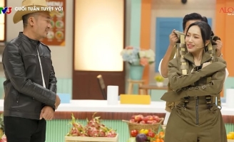 Diệu Nhi “đứng tim” vì suýt gặp sự cố trang phục trên truyền hình