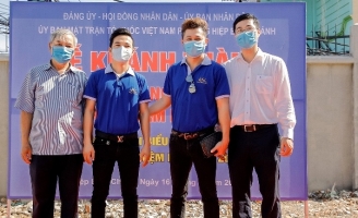 Doanh nhân Thiên Phú Tài và Lâm Vũ hiến đất làm đường cho dân 