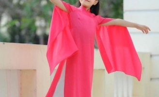 Đốn tim với bộ ảnh Áo dài của mẫu nhí Đỗ Hoàng Thiên Nga
