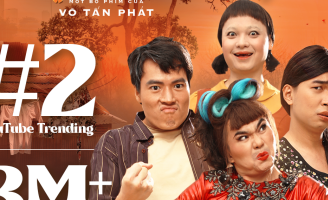 Gia Đình Cục Súc của Võ Tấn Phát lên top 2 trending Youtube