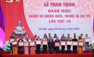 Hậu trường nghệ sĩ hạnh phúc khi nhận danh hiệu NSND, NSƯT