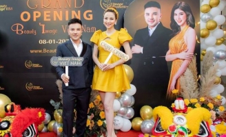 Hoa hậu Diễm Hương hội ngộ doanh nhân Kevin Nguyễn tại TPHCM