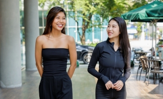 Hoa hậu Lan Anh được Á hậu Thạch Thu Thảo truyền kinh nghiệm thi Miss Earth