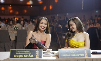 Hoa hậu Ngọc Châu - Dương Hoàng Yến phấn khích trước các tài năng trẻ