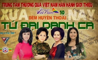 Họa Mi, Phương Dung, Trang Mỹ Dung, Giao Linh hội tụ trong đêm nhạc Thương quá Việt Nam 10