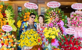 Hoàng Mập và con gái Khánh Trinh khai trương nhà hàng Suối Ngựa Hoàng Gia Phú ở Lâm Đồng