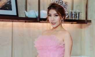 Hoàng Y Nhung nổi bật tại họp báo Hoa hậu Sắc đẹp Việt Nam Toàn Cầu 2021