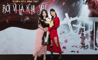 Hoàng Yến Chibi đọ sắc cùng LyLy tại họp báo ra mắt MV “Bởi vì là khi yêu”