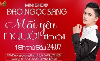 Hotboy Đào Ngọc Sang tổ chức Minishow đầu tiên sau 5 năm đi hát