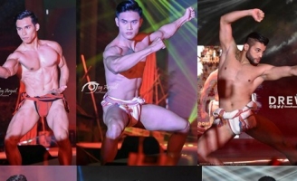 Hữu Anh đóng khố đọ body nở nang cùng dàn thí sinh Nam vương Thế giới 2022