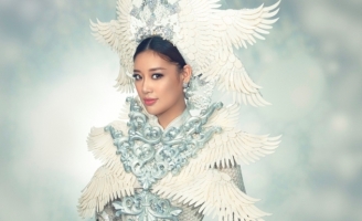 Khánh Vân trở thành nàng thơ cho bộ sưu tập mới của Minh Châu