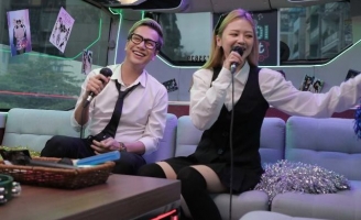 Lou Hoàng “nên duyên” ngọt lịm với Liz Kim Cương tại Vừa Đi Vừa Hát