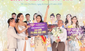 Mai Hiếu Ngân xuất sắc đăng quang Hoa khôi Miss HUTECH 2021