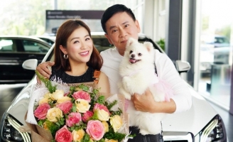 Mai Sơn – Kiều Linh: Sắm xe sang để đi du lịch cùng cún cưng