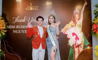 MC Phạm Trường Giang góp công lớn vào thành công Hoa hậu Doanh nhân Toàn cầu 2023
