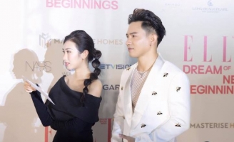 MC song ngữ Nguyễn Hoàng Vĩnh tung hứng ăn ý cùng MC Đoàn Ngọc Nhi tại Elle Fashion Show