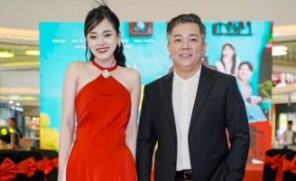 MC Tâm Vy gây ấn tượng tại buổi họp báo ra mắt phim “Gặp Lại Chị Bầu”