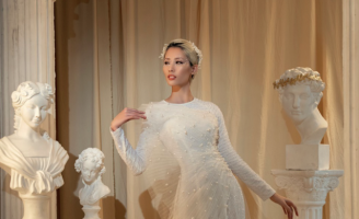 NTK Minh Châu mang nét hiện đại vào tà áo dài truyền thống