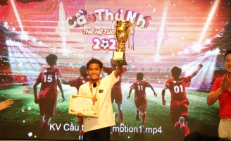 Minh Thuận giành danh hiệu “Cầu thủ nhí xuất sắc nhất” 2025