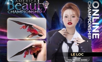 Nail Master Lê Lộc chiến thắng 2 hạng mục lớn tại America Beauty Master Festival 2024