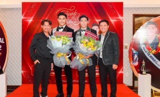 Nam vương Phi Việt, Á vương Hữu Anh bắt tay công bố dự án mới