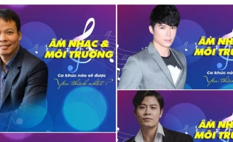 Nathan Lee, Nguyễn Văn Chung ngồi “Ghế nóng” cuộc thi Sáng tác Ca khúc về Môi trường