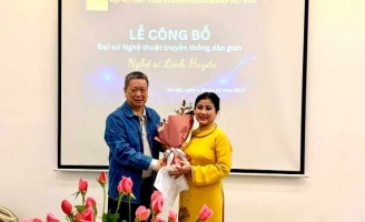 Nghệ sĩ Linh Huyền được bổ nhiệm làm “Đại sứ Nghệ thuật truyền thống Việt Nam”