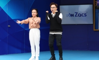 Nghệ sĩ Việt Hương nén đau chân, chịu lạnh 10 độ để làm MC “Cơ hội đổi đời”