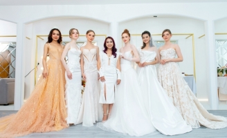 Nhà thiết kế Việt Tiana Van tạo ấn tượng trong New York Fashion 2024