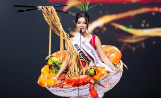 Nhan sắc người đẹp quê Hải Phòng giành Á hậu 1 Du lịch Việt Nam Toàn cầu